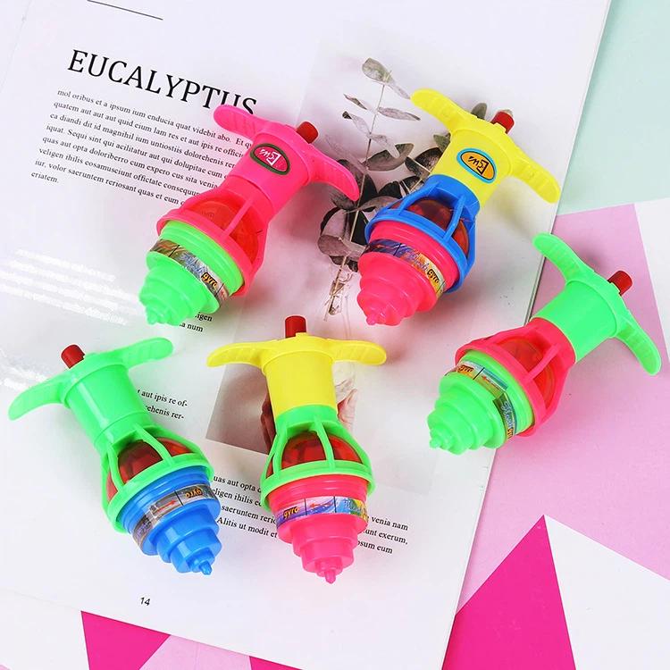 2026 Viral Light-Up Spinning Top Toy with Colorful LED Gyro & Launcher Perfect Kids Prize Gift Trendy Interactive Play Experience