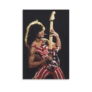 Eddie Van Halen Poster Picture Canvas Wall Art Print Home Room Decor
