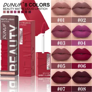 DUNUF Viral 24H Matte Liquid Lipstick! Single Long-Lasting Lip Stain TikTok Made Me Buy It! super stay viny link Glaze Set diverse shade