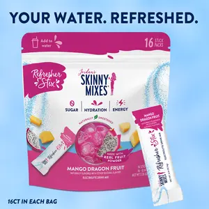 Refresher Stix 16 ct - Mango Dragon Fruit Refresher Stix 16 ct - Mango Dragon Fruit