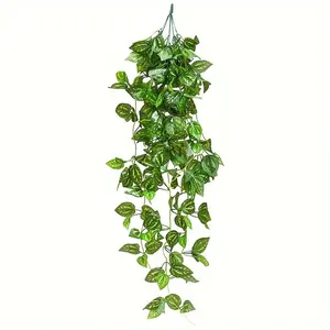Artificial Hanging Plants, Fake Hanging Ivy Vine, Faux Leaves, Home Decor, Indoor Outdoor, Patio Yard, Wall Porch, Garden, Wedding
