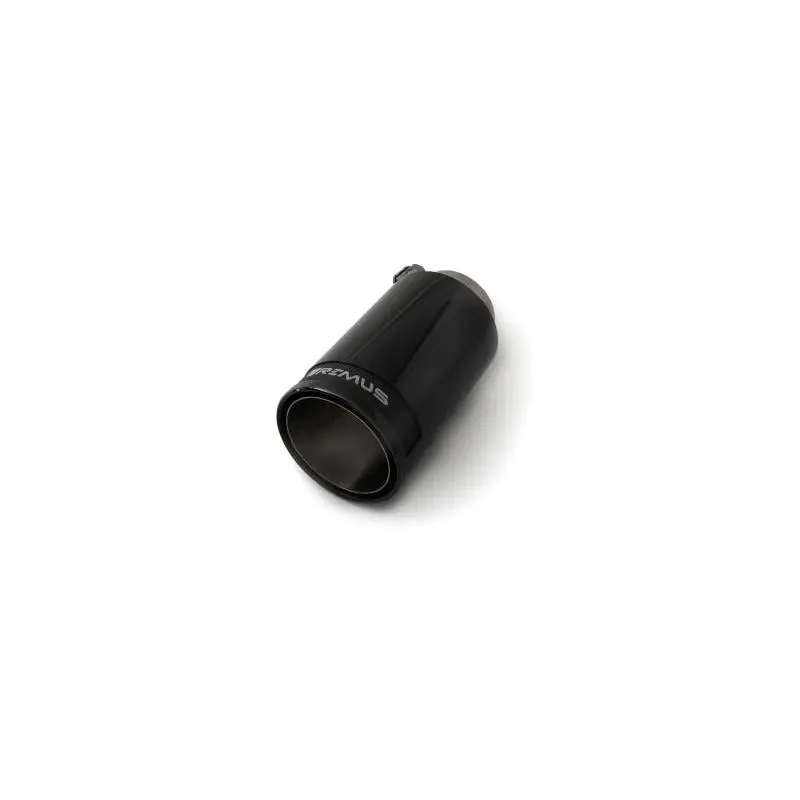 Remus Stainless Steel 98mm Black Chrome Straight w/Carbon Insert Tail Pipe (Single)