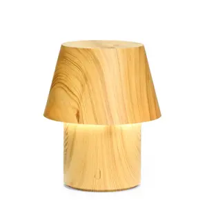 Ultrasonic Essential Oil Humidifier Automatic Fragrance Sprayer Portable Retro Mushroom Aromatherapy Diffuser for Living Room Bedroom Home