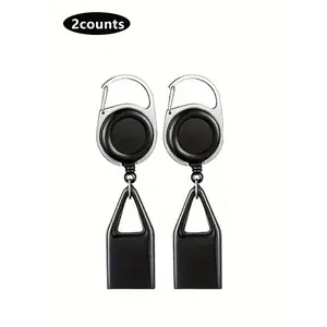 2024 New Style Solid Color Lighter Holder, Retractable Lighter Holder for Women Men, Lighter Protective Cover for Traveling, Camping, Hiking, Fishing