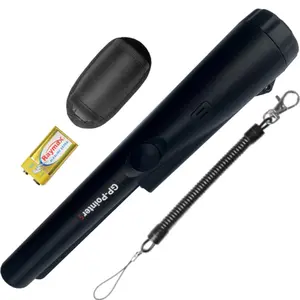 Pro Gp-pointers Metal Detector Pinpointer - Waterproof 360° High Accuracy Search Probe For Treasure  Professional Handheld Wand With 9v (space Black)
