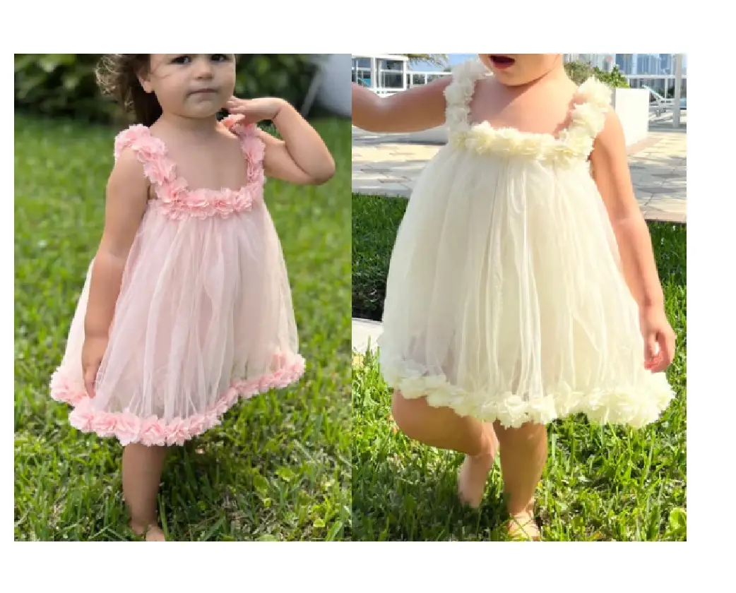 Dress Tulle Number Maternity Flowers 52 to 53