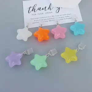 Mobile Phone Dust Plugs - Creative Five-Pointed Star Mobile Phone Dust Plug Pendant - Suitable for iPhone, Type-C and Android Dust Plugs - Compact and Practical - Perfect as a Small Gift