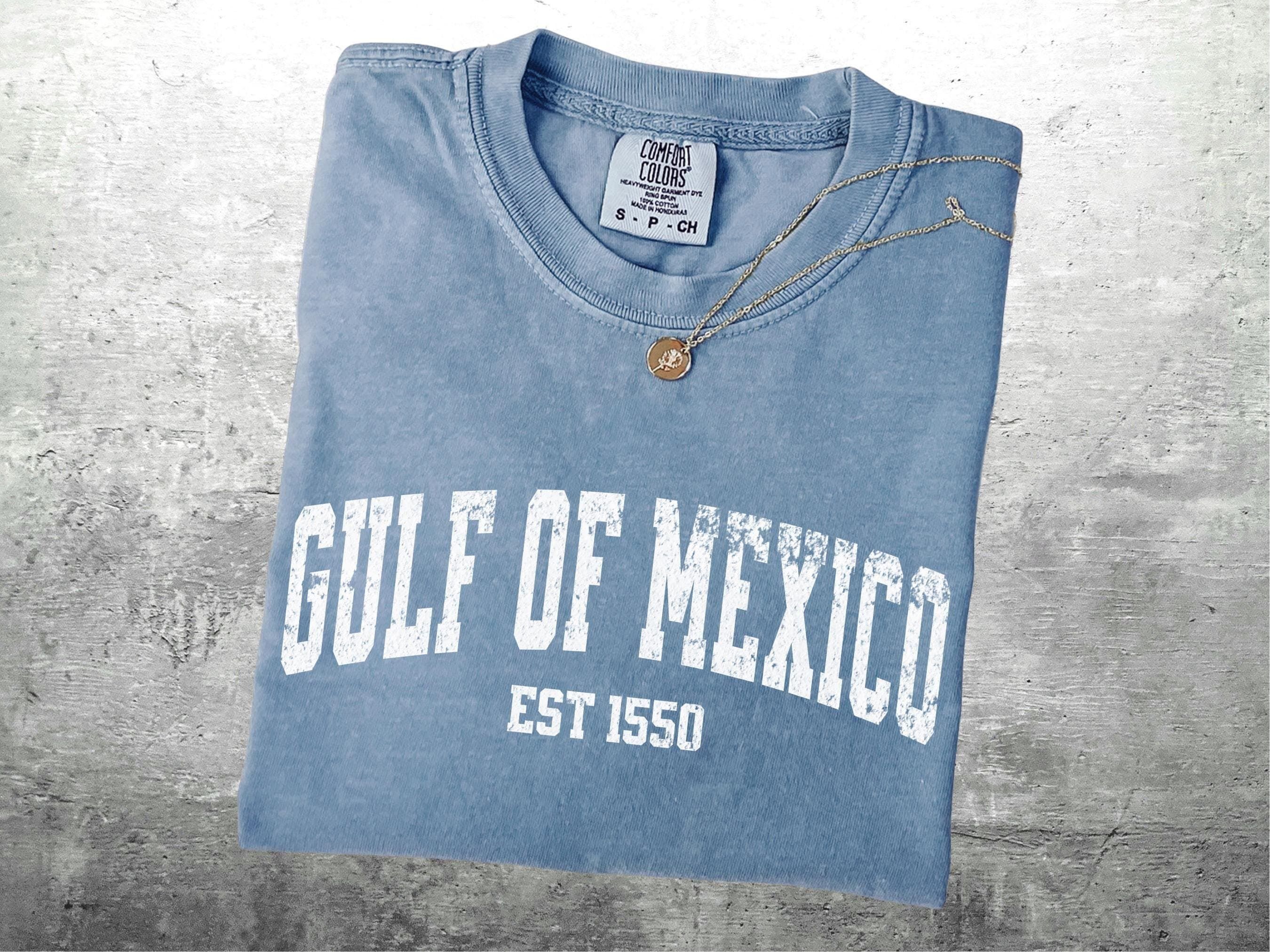 Gulf of Mexico Comfort Colors Shirt, Subtle Protest Shirt, Minimalist, Oversize, Womens, Mens
