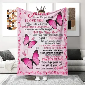 Cozy Patterned Blanket for Nephew/niece, Ultra-Soft Flannel Nap Blanket, Shawl Blanket, Small Cover Blanket, Perfect Holiday Gift