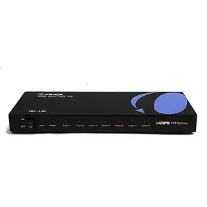 OREI HD-108 1x8 8 Ports HDMI Powered Splitter for Full HD 1080P & 3D Support (One Input To Eight Outputs)