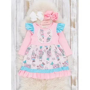 Pink Nutcracker Ruffle Dress