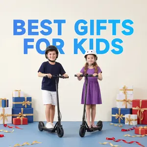 VT4 Kids Electric Scooter, 250W Motor, 3 Speed Modes, Up to 9 MPH, 6.5" Solid Tires, Lightweight & Safe Ride for Children