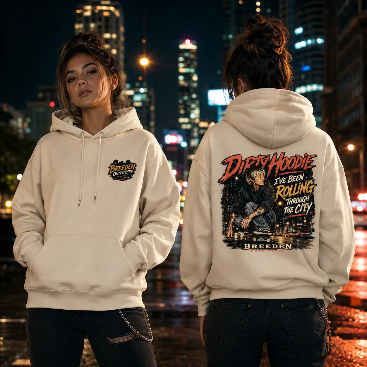 Dirty Hoodie – Rolling Through the City Hoodie