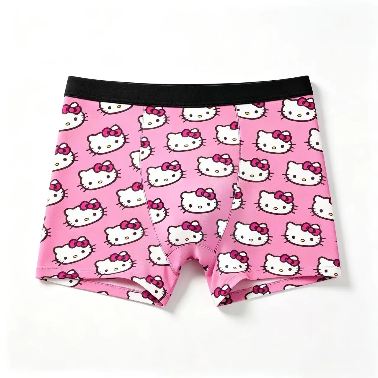 Sanrio Hello Kitty Men's Boxer Shorts - Perfect Gift for Boyfriend, Casual Briefs with Playful Design, Ideal for Special Occasions