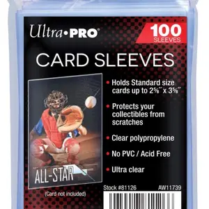 Ultra PRO Penny Sleeves – Standard Size Card Sleeves – 100 Count
