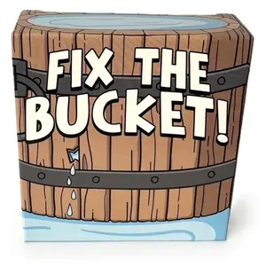 Fix The Bucket! Card Game – Speed and Folk Song Inspired Quick Family Game for Kids & Adults, Fun Party or Travel Game Night, Ages 7+, 2–3 Players
