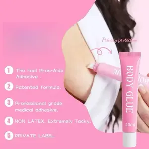 No More Bra Strap Slips! Body Glue for Clothes – Liquid Anti-Slip for Strapless Tops, Low-Cut Dresses, Underwear, Invisible, Skin-Safe, Lasts All Day | #FashionHack