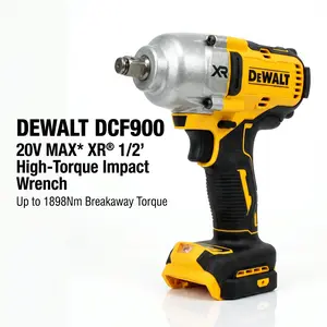 Dewalt DCF900NT 20V 1898Nm 1/2 Inch Impact Wrench For Heavy Truck Repair lithium battery replacement drill tool high torque power tool ideal