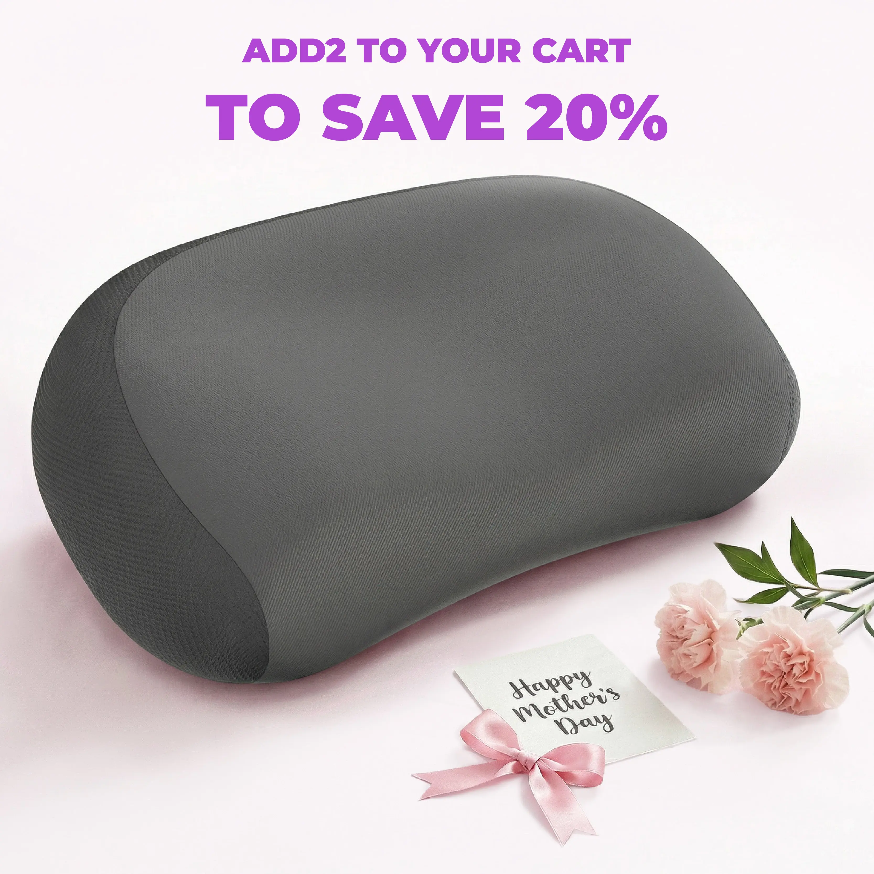 【Father’s Day Gift】GEECO Ergonomic Orthopedic Supportive Memory Foam Neck Pillow for Neck Pain Relief, 5-Year Durability, Cool & Breathable, for Side/Back Sleepers, Includes Free Eye Mask & Earplugs, Memory Foam Cushion,