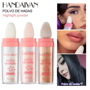 Makeup Fairy Highlighter Pat Powder Stereoscopic Loose Powder Brightening Setting Powder Blush Highlighter Powder Bronzer Cosmetic