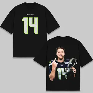 Retro Sam Darnold Champs Football Hoodie, Vintage Sport Shirt, Seahawks Team Players Shirt, Game Day Outfits, American Football Graphic Shirt, Gift For Football Fans