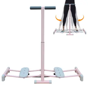 [Fahuac] Ski Trainer Machine for Home - Indoor Ski Simulator with 4-Level Adjustable Height, 550LBS Capacity, Dual Handrails & Anti-Slip Pedals, Lightweight Foldable Design for Full Body Workout.
