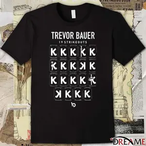 Official Bauer Outage TrevorBauer 19 Strikeouts Diablo’s 19K Record t-shirt