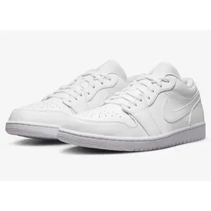 Men's Air Jordan 1 Low "Triple White" 553558-136