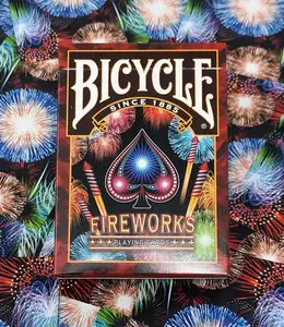Bicycle Fireworks Playing Cards - Limited Edition Vibrant Design Deck