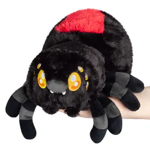 Mini Squishable Black Widow Plush Toy Stuffed Animal