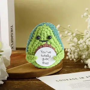 2 Pcs Adorable Positive Tomato and Avocado dolls for Comfort & Stress Ideal for Home, Office & Travel Relief  Emotional Support Plush