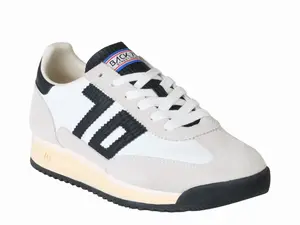 Back 70: BARKLEY JOGGER in WHITE BLACK Sneakers