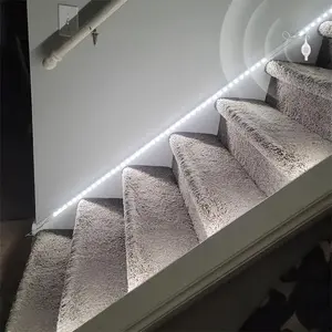 Smart Motion Sensor LED Strip Light, USB Powered Automatic Switch LED Light Strip, LED Light Strip for Stairs, Wardrobe, Kitchen, Bedroom and Hallway