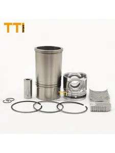 D8K Cylinder Liner Kit EC300D EC350D Engine Cylinder Liner Sleeve Piston Ring Set 04912470