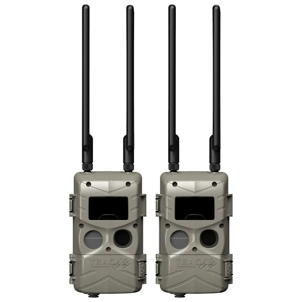 Cuddeback Tracks Black Flash Standalone Cellular Trail Camera (2-Pack)