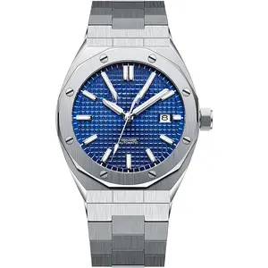 Men's Automatic Watch Mechanical NH35 Movement   Glass Casual Business Watches...