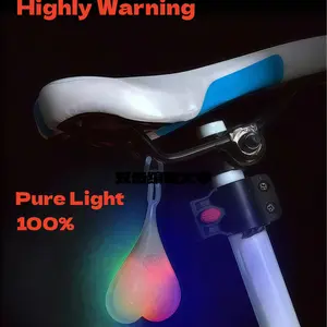 Bike Reflectors LED Bicycle Rear Lights Cycling Balls Tail Light Seat Back Egg Lamp Wireless LED Strobe Lights  IP65 Waterproof Anti-Collision for CarMotorcycle Drone & RC Aircraft BikeNight Essential Waterproof Creative