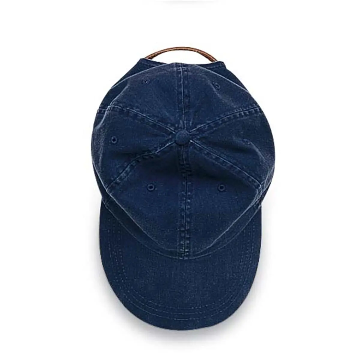 212 MAIN Unisex Low-Profile Cap - Pigment-Dye Wash, 6-Panel, Unstructured, Casual Cotton Twill, Whispering Pines Sportwear, Self-Fabric Tie, 1 Size Fits Most, Navy, EP101, One Size Fits