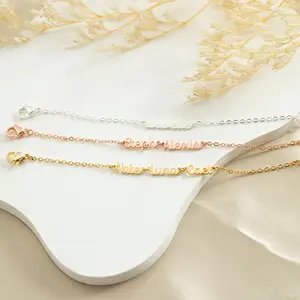 FF20 Custom Multiple Name Bracelet| Personalized Family Name Jewelry|The ultimate sentimental gift for mom to carry all her children’s names with her.