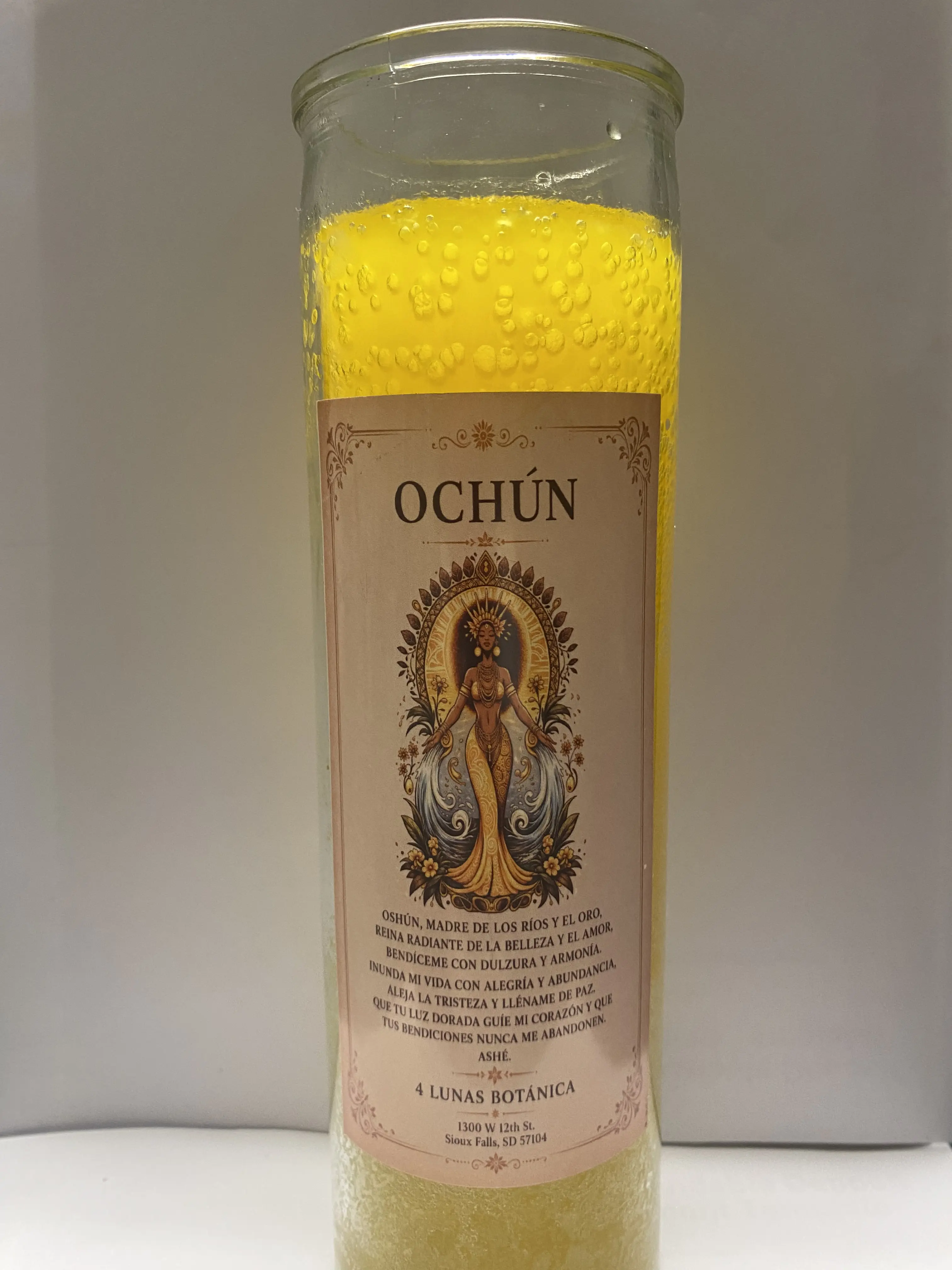 Ochun Orisha Candle