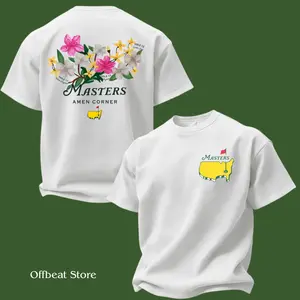 Masters Amen Corner Golf T-Shirt, Vintage Golf Graphic Tee, Augusta Inspired Golf Shirt, Soft Breathable Cotton T-Shirt, Classic Casual Golf Apparel for Men and Women, Trendy Sportswear Gift for Golf Lovers