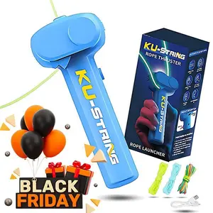 Glow in The Dark String Launcher - Interactive UV Blacklight Toy for Kids, Perfect Gift Idea