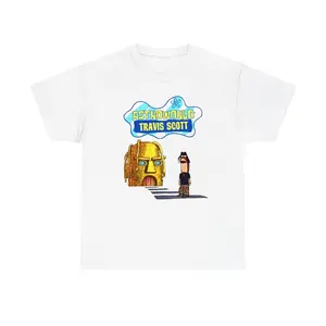 Spongebob x astroworld travis T-shirt, Meme Music Shirt