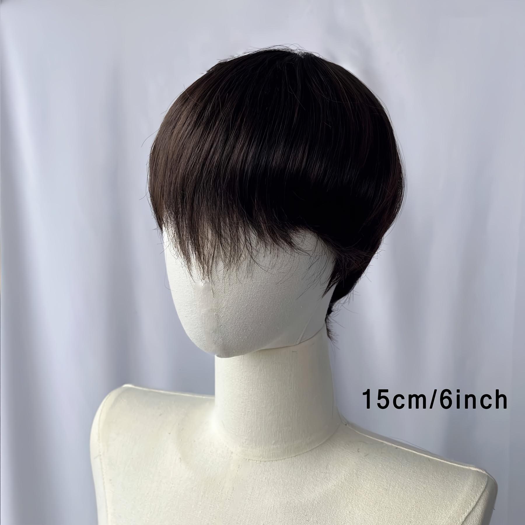 Men'S Wigs with Side Bangs That Can Be Straight Or Slanted, Short Hair, Made from High-Temperature Fiber, And Designed for Everyday Wear with a Look