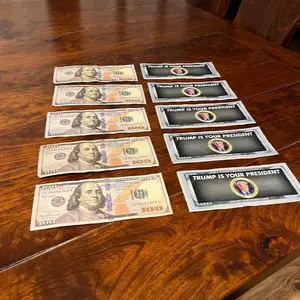 Trump Is Your President Prank Bills - Featuring Trump Portrait