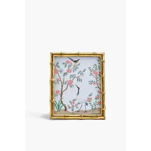 5x7 Gold Faux Bamboo Frame