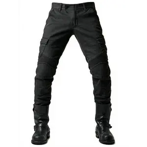 Motorcycle Protective Pants Men's Motorcycle Tight Jeans Breathable Wear-resistant Work Pants