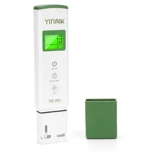 YK-P01 pH Tester Digital pH Meter for Water Hydroponics, Accurate pH Temp Meter with ATC for Pool, , Hot Tub, Indoor , Drinking Water,   Home Brewing, Aquarium