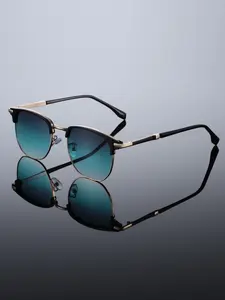 Unisex Half-Rim Metal Eyewear, Vintage Punk Street Style Decorative Lens Glasses, Ideal for Photography, Travel, Parties, Daily Wear, Fishing, Skiing