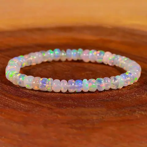 Colorful Imitated Opal Beaded Bracelet, Boho Stone Bracelet, High Quality Bracelet, Friendship Bracelets, Fashion Couple & Friendship Jewelry, Fashionable Bracelet Style, Perfect Gift for Friends and Family, All Seasons